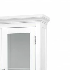 TeamsonUS Teamson Home Madison Removable Wooden Wall Cabinet With 2 Doors, White