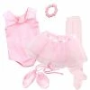 TeamsonUS Sophia's 5 Piece Ballet Outfit Set For 18'' Dolls, Light Pink