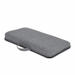 TeamsonUS Teamson Home Trapezi Lap Desk With LED Light, Mouse Pad And Slot, Brown/Gray