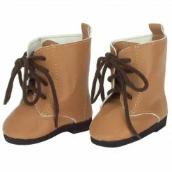 TeamsonUS Sophia's - 18" Doll - Lace Up Boot - Brown Kids