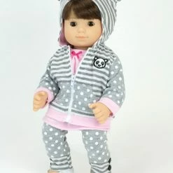 TeamsonUS Sophia's Doll Sweatshirt, Tunic, And Leggings Set For 15
