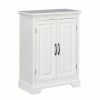 TeamsonUS Teamson Home St. James Wooden Floor Cabinet With 3 Shelves, White