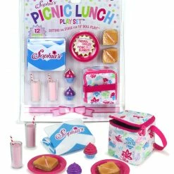TeamsonUS Sophia's Picnic Lunch Set With Food And Cooler For 18