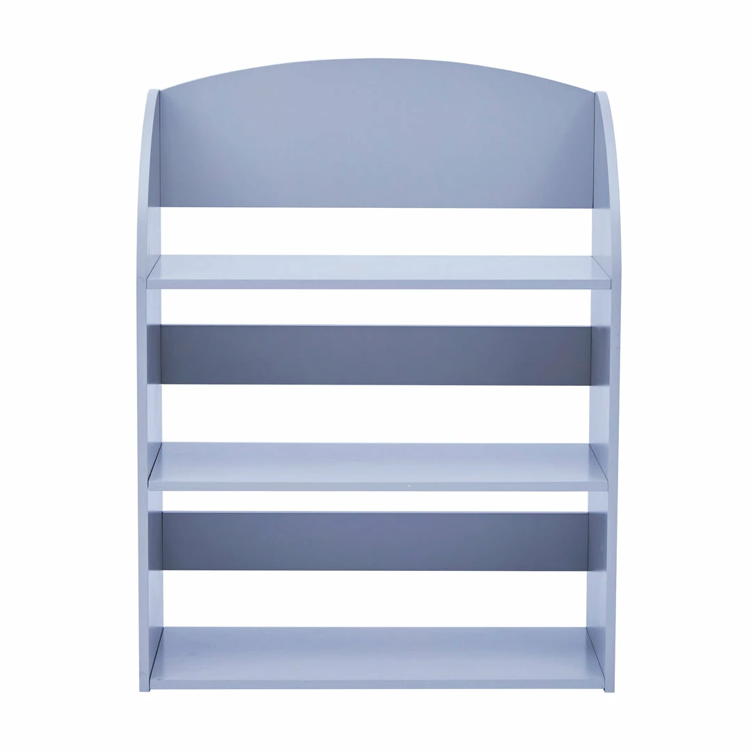 TeamsonUS New Fantasy Fields Child Sized Bookcase With 3 Shelves, Gray