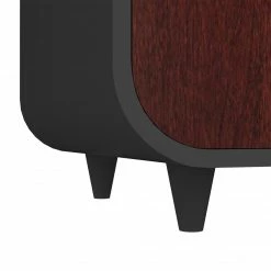 TeamsonUS Teamson Pets Large Dyad Wooden Cat Litter Box Enclosure And Side Table, Mocha Walnut