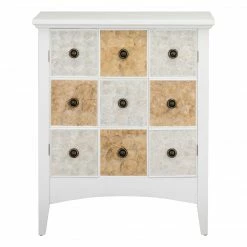 TeamsonUS Teamson Home Gozo 32" Tall Cabinet With Two Doors And Three Drawers, White