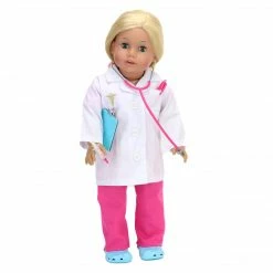 TeamsonUS Kids Sophia's Medical Bag And Doctor Accessories Set For 18'' Dolls, Black