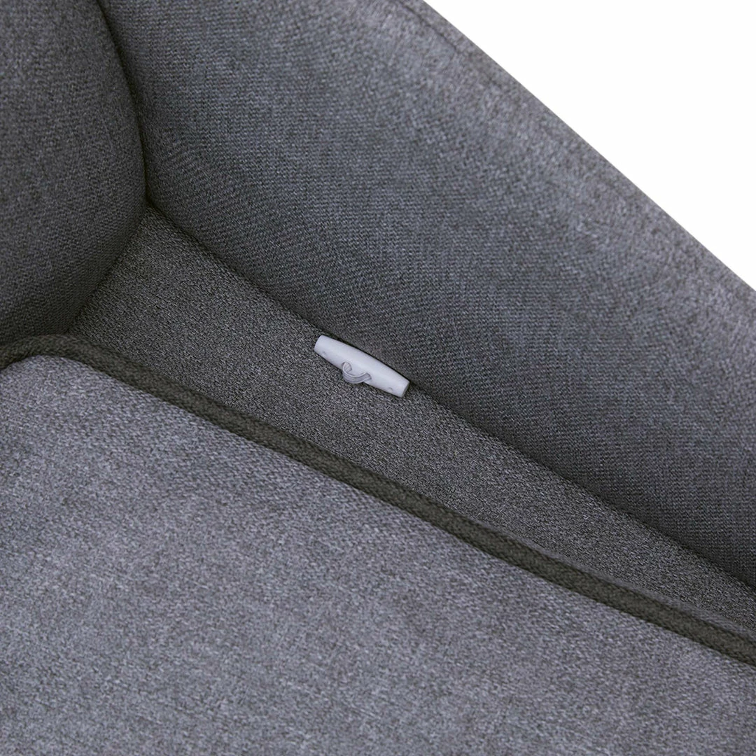 TeamsonUS Teamson Pets Chaise Lounge Dog Bed With Storage For Small And Medium Dogs, Gray