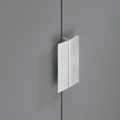 TeamsonUS Teamson Pets Large Dyad Wooden Cat Litter Box Enclosure And Side Table, Alpine White/Gray