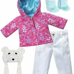TeamsonUS Kids Sophia's Doll Snow Outfit Complete With Boots For 18" Dolls