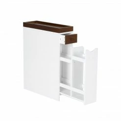 TeamsonUS Teamson Home Narrow Cabinet With Drawers And Tray 6.5