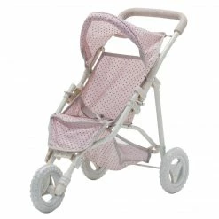 TeamsonUS Olivia's Little World Polka Dots Princess Baby Doll Jogging Stroller, Pink Kids