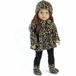 TeamsonUS Sophia's Doll Coat, Hat, Leggings, And Boots Set For 18