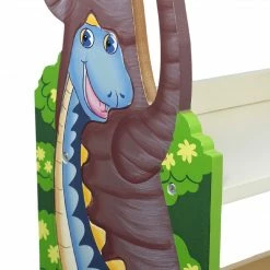 TeamsonUS Fantasy Fields Dinosaur Kingdom Bookshelf With Storage Drawer, Multicolor Kids
