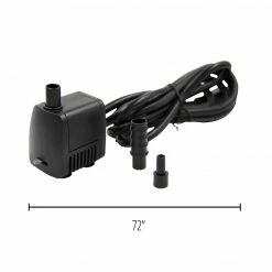 TeamsonUS Teamson Home, Energy Efficient Water Pump With 6' Cable 119 GPH, Black