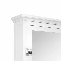 TeamsonUS Teamson Home Madison Removable Wooden Medicine Cabinet With Mirrored Door, White
