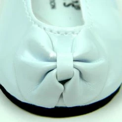TeamsonUS Sophia's - 18" Doll - Patent Bow Shoe - White Kids