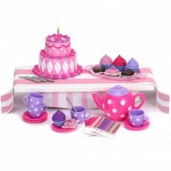 TeamsonUS Kids Sophia's Complete Cake & Tea Party Accessories Set For 18" Dolls