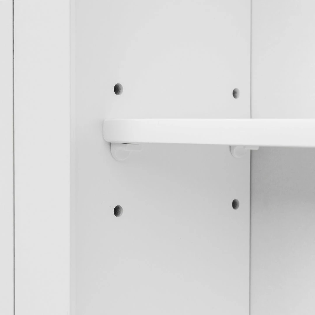 TeamsonUS Teamson Home Newport Contemporary Wooden Removable Medicine Cabinet, White