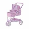 TeamsonUS Olivia's Little World Twinkle Stars Princess 2-in-1 Baby Doll Stroller, Purple