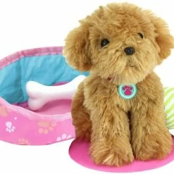 TeamsonUS Kids Sophia's Plush Puppy And Accessories Set For 18" Dolls