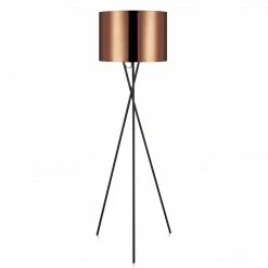TeamsonUS Teamson Home Cara Tripod Floor Lamp With Copper Shade