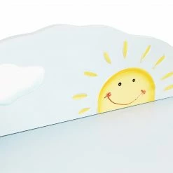 TeamsonUS Fantasy Fields Kids Painted Wooden Sunny Safari Bookshelf With Storage Drawer, Multicolor