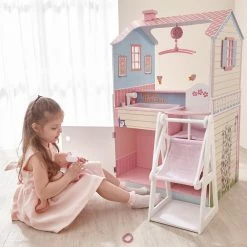 TeamsonUS Olivia's Little World Baby Doll Changing Station Dollhouse With Storage, Multicolor Kids