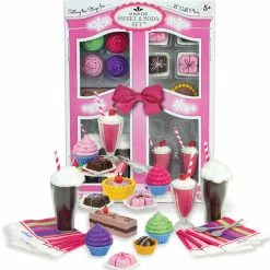 TeamsonUS Sophia's Sweets & Soda Fountain Accessories Set For 18" Dolls