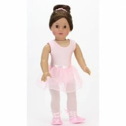 TeamsonUS Sophia's 5 Piece Ballet Outfit Set For 18'' Dolls, Light Pink