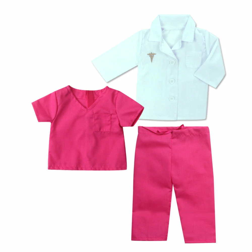TeamsonUS Sophia's Doll Doctor And Medical Accessories Set For 18" Dolls, Pink Kids