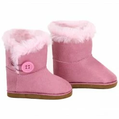 TeamsonUS Sophia's Winter Boots For 18" Dolls, Pink Kids