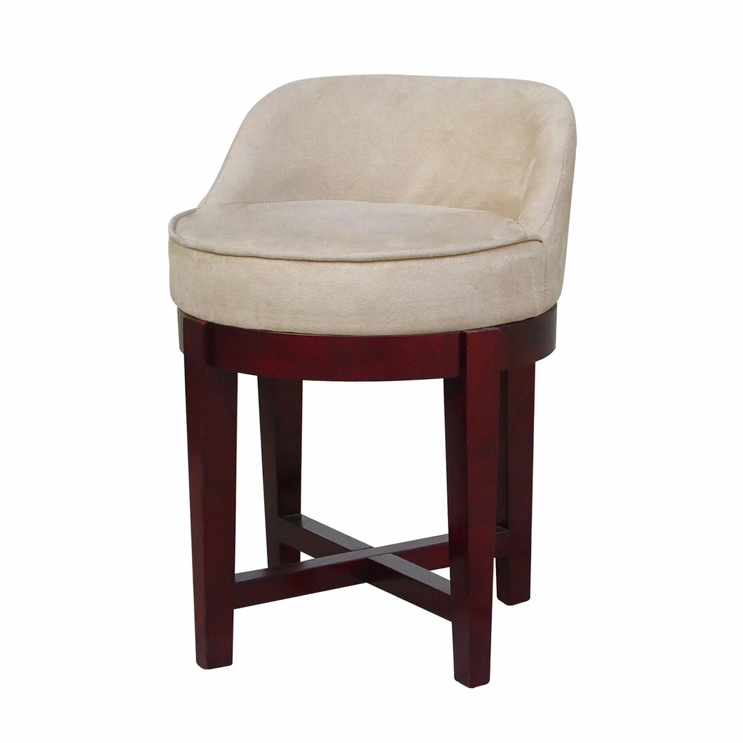 TeamsonUS Teamson Home Swivel Chair With Solid Wood Legs