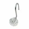 TeamsonUS Teamson Home Round Shower Hooks, Set Of 12, Chrome
