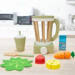 TeamsonUS Teamson Kids Little Chef Frankfurt Wooden Blender Play Kitchen Accessories, Green