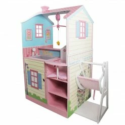 TeamsonUS Olivia's Little World Baby Doll Changing Station Dollhouse With Storage, Multicolor Kids