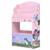 TeamsonUS Fantasy Fields Magic Garden Kids 3-Tier Wooden Bookshelf With Storage, Multicolor