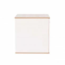 TeamsonUS Teamson Pets Daisy Two Tone Wooden Cat Litter Box Enclosure Side Table, Tan