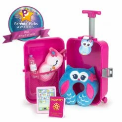 TeamsonUS Sophia's Travel Accessories Plus Suitcase Set For 18" Dolls
