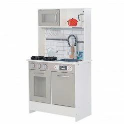 TeamsonUS Teamson Kids - Little Chef Valencia Classic Play Kitchen - Grey
