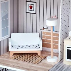 TeamsonUS Olivia's Little World Furnished Dollhouse For 12