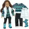 TeamsonUS New Sophia's Sweater, Leggings, Vest, And Boots Set For 18" Dolls