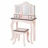 TeamsonUS Kids Fantasy Fields - Little Lady Adriana Play Vanity Set - Pink / Black