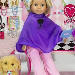 TeamsonUS Kids Sophia's Hair Salon Complete 30 Piece Play Set For 18" Dolls