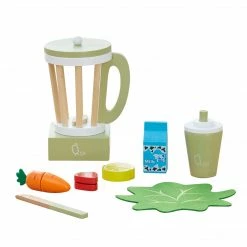TeamsonUS Teamson Kids Little Chef Frankfurt Wooden Blender Play Kitchen Accessories, Green