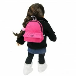 TeamsonUS Sophia's Backpack For 18" Dolls, Hot Pink Kids