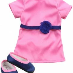 TeamsonUS Sophia's Posable 18" All Vinyl Dark Brown Hair Doll "Brooklyn" With Brown Eyes Kids