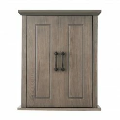 TeamsonUS Teamson Home Russell Farmhouse Wooden Removable Cabinet, Salt Oak
