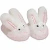 TeamsonUS Kids Sophia's White Bunny Slippers With Rabbit Ears For 18" Dolls