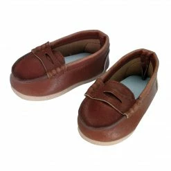 TeamsonUS Kids Sophia's - 18" Doll - Cognac Penny Loafer - Brown